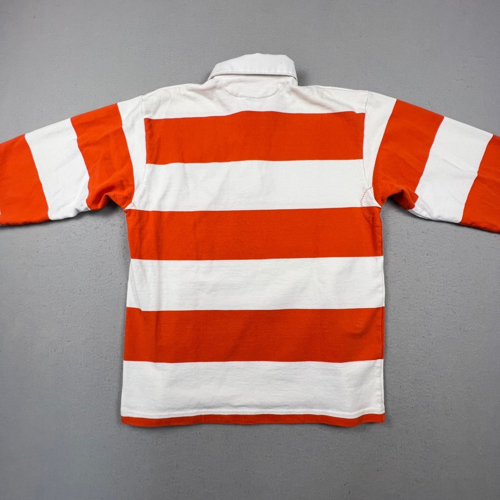 Barbarian Rugby Shirt Mens Medium Orange White Lacrosse Chagrin Falls NWOT - Picture 12 of 16